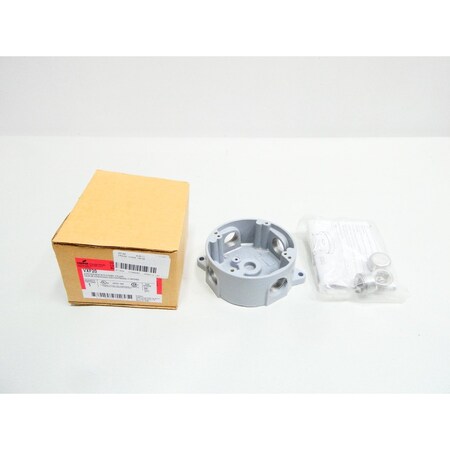 Crouse-Hinds JUNCTION BOX ALUMINUM 3/4IN CONDUIT OUTLET BODIES AND BOX VXF20